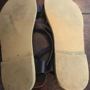 Mykonos Shoes - Mykonos Blue Leather Sandals Mykonos Shoes - Mykonos Blue Leather Sandals
